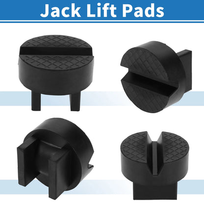 2X Lifting Jack Pad for Automotive Car Truck SUV (65mm Circular Rubber)