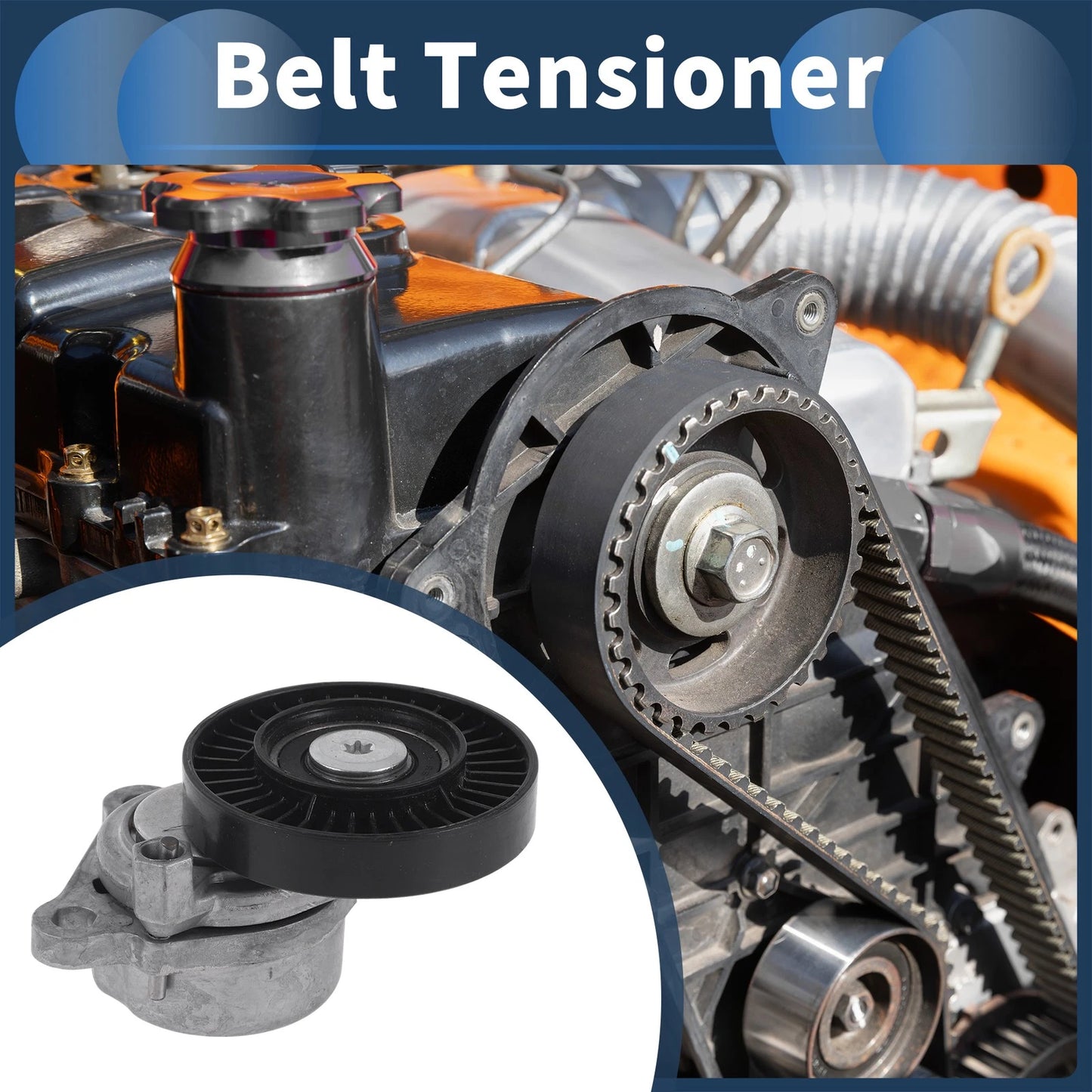 Belt Tensioner for Land Rover Freelander (1998–2004) No.PQG100180 Metal