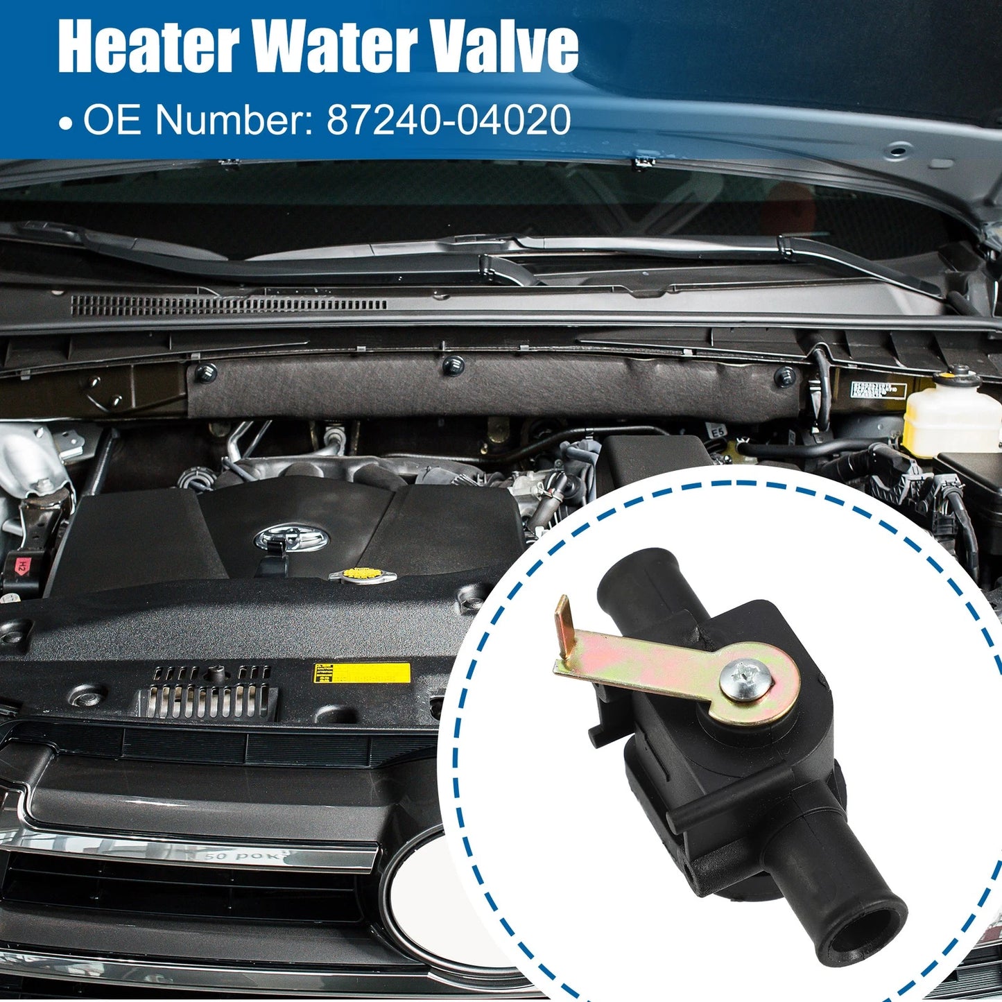 HVAC Heater Control Valve for Toyota Tacoma (1995–2000) No. 8724004020