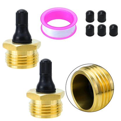 Brass Blow Out Antifreeze Valve Adapter for RV City Water Inlet Protection