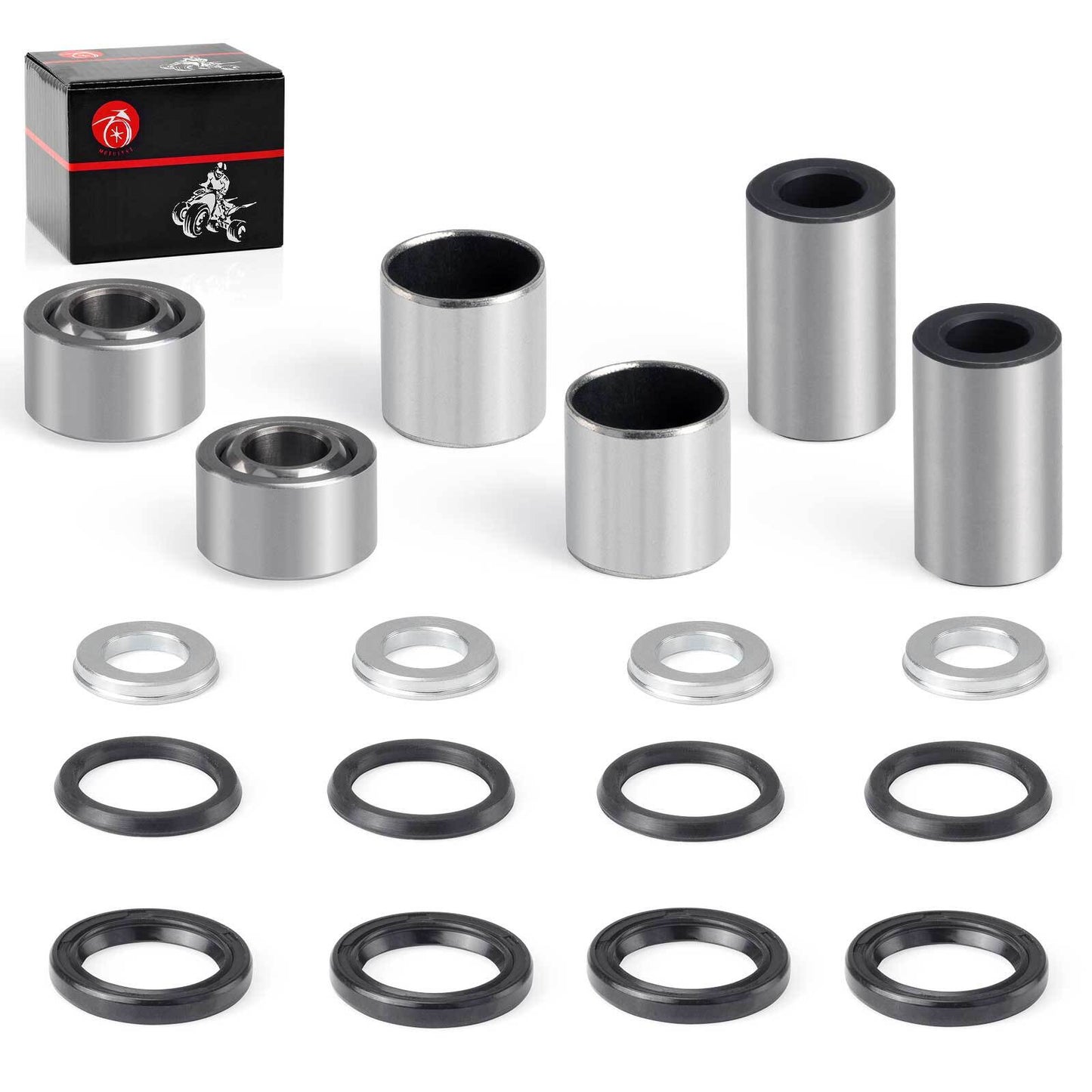 Set of 2 Front Shock Bushing Seal Kit for Honda Sportrax 400 (1999–2004)