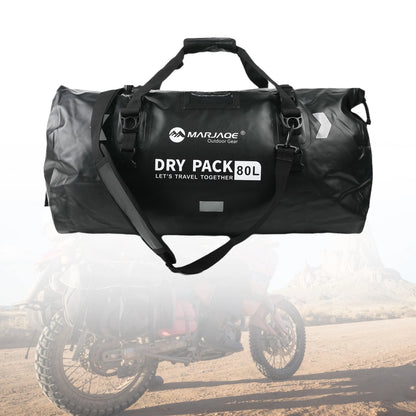 80L Side Bag for Motorcycle E (Green)