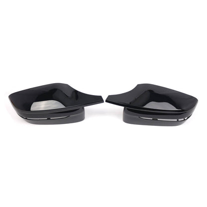 M Style Side Mirror Cover Caps for BMW 3 Series G20 G30 (2019–2023) Glossy Black