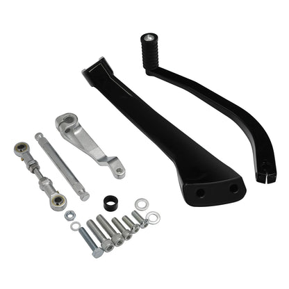 Black Mid Controls Shift Side Kit for Harley Fat Bob Sport Glide (2018-2025)