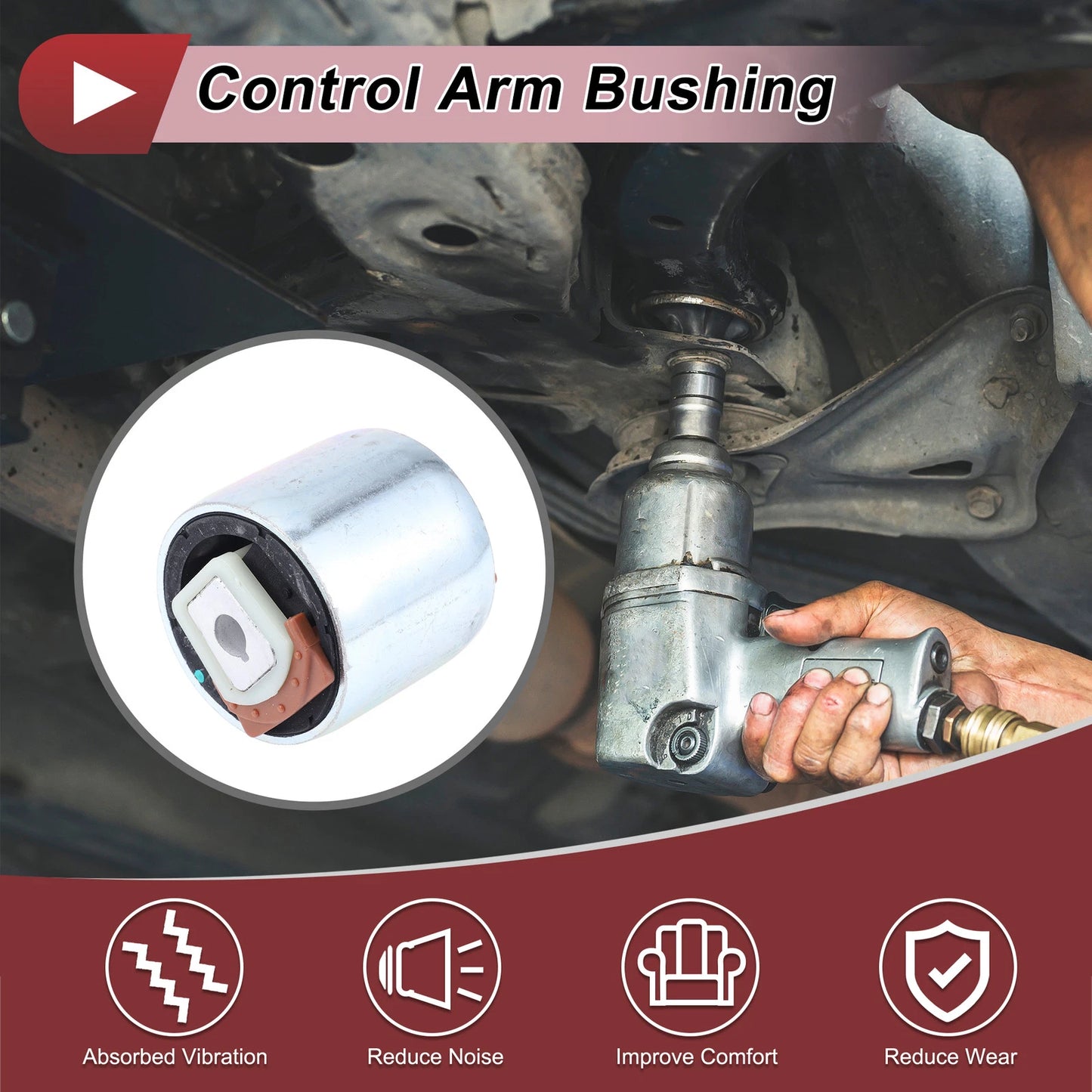 Front Control Arm Bushing for Audi A8 (2002–2010) No. 4E0407183H