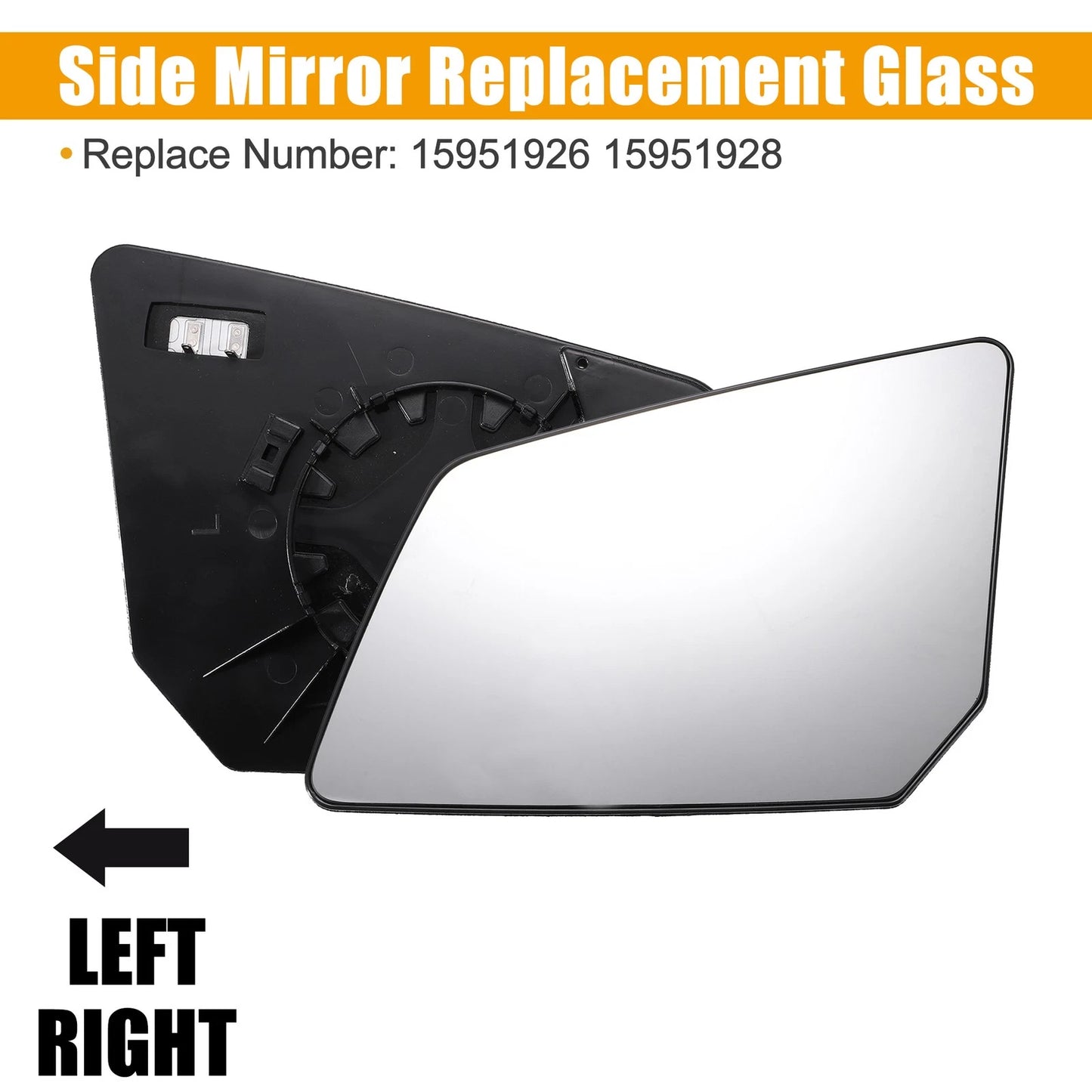 Heated Mirror Glass Left Right Side for Chevy Traverse GMC Acadia (2018–2023) 15951926