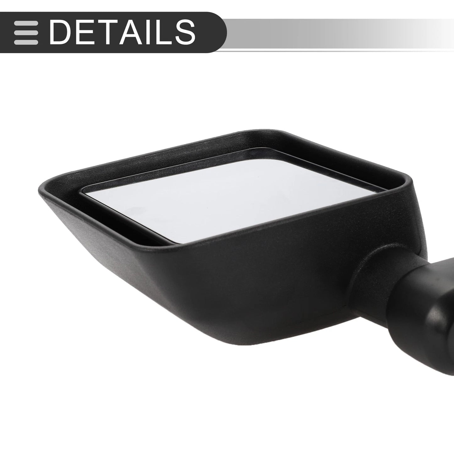 Set of 2 Tow Mirrors for Jeep Wrangler (2007–2017) No. 55077967AB/55077966AB