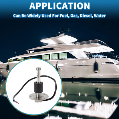 Fuel Sending Unit and Gauge Kit 240-33 Ohm 100mm for Boat Car