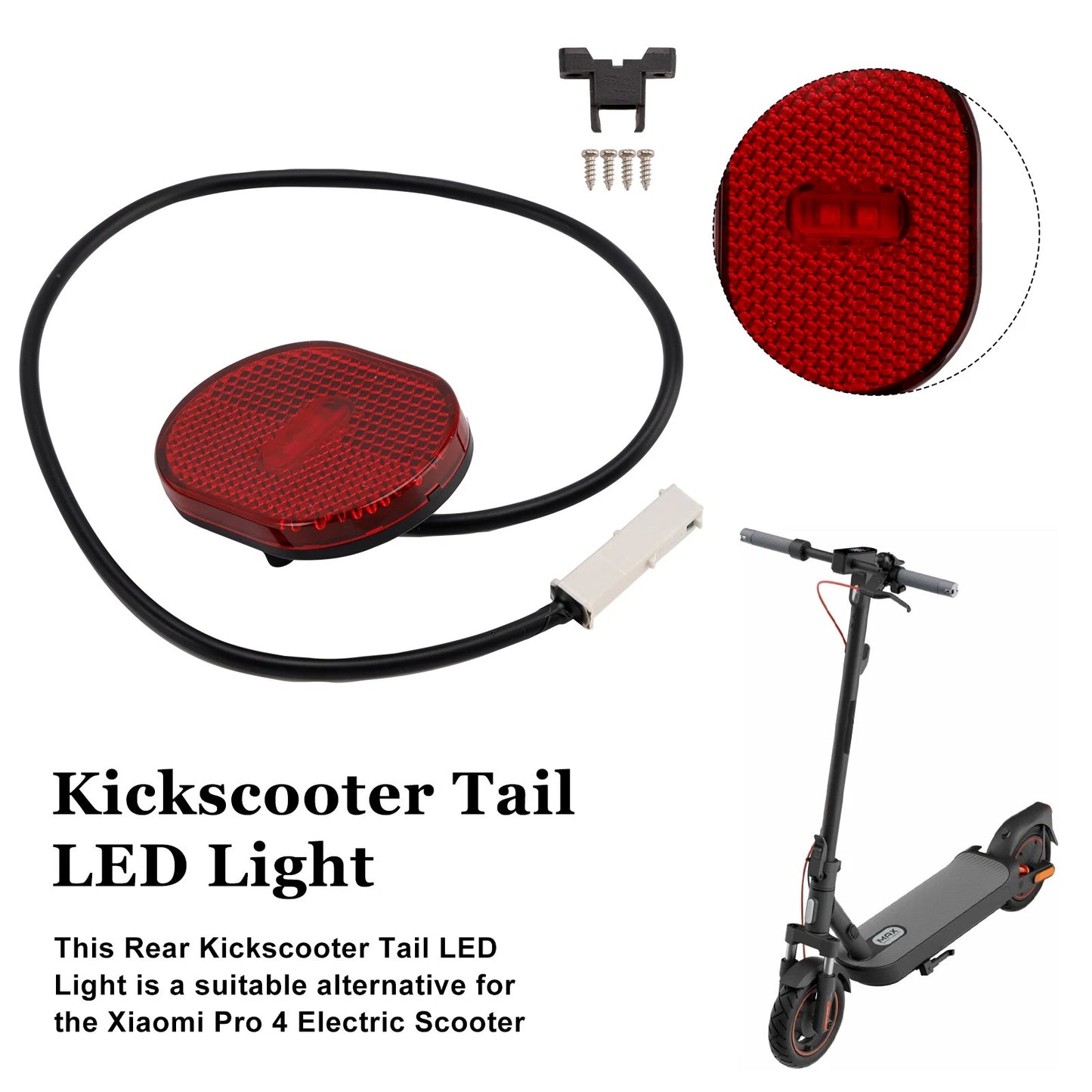 Rear LED Light for Xiaomi 4Pro Scooter (1st Gen)