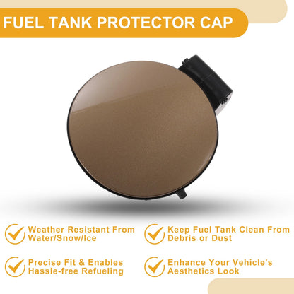 Fuel Tank Door Cap for Skoda Yeti (2013) No.5L6809857 Gobi Brown ABS