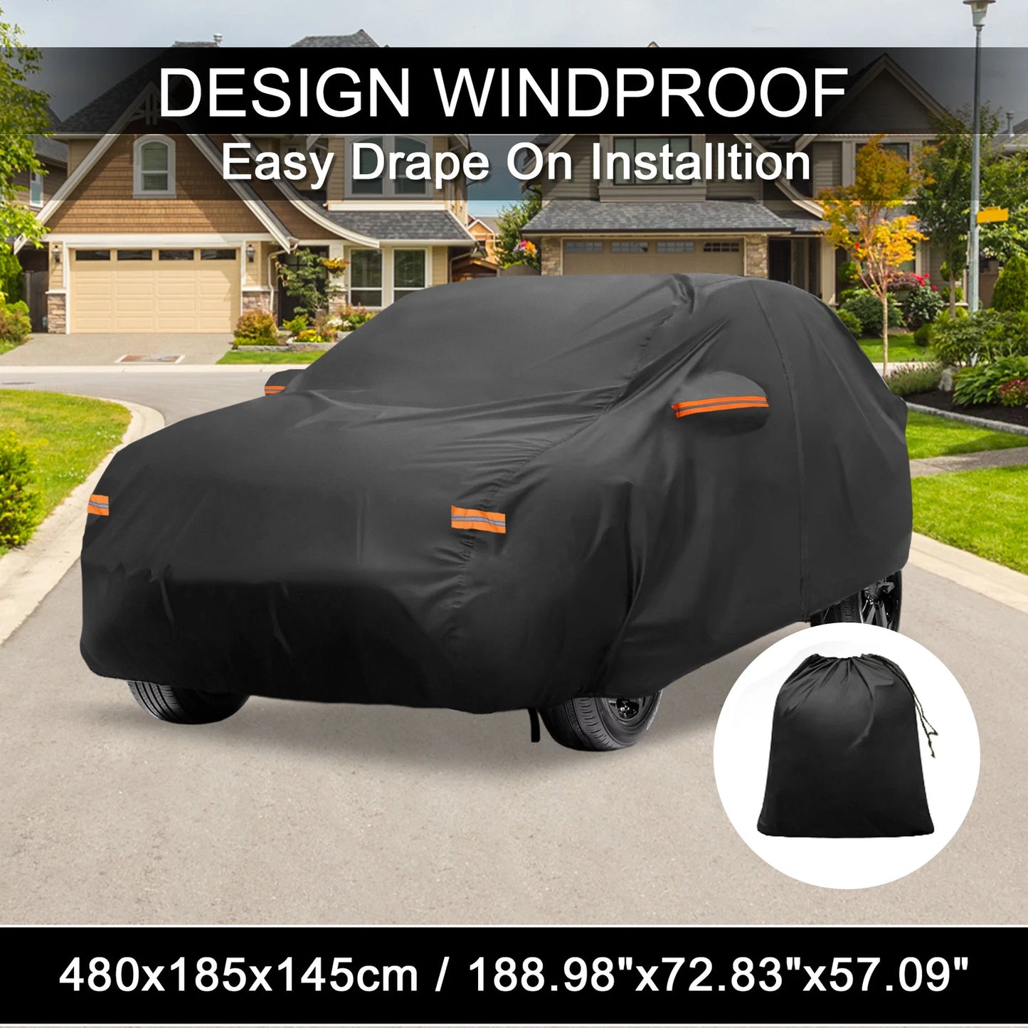 Waterproof Aluminum Film Car Cover for Subaru Solterra (2023–2023)