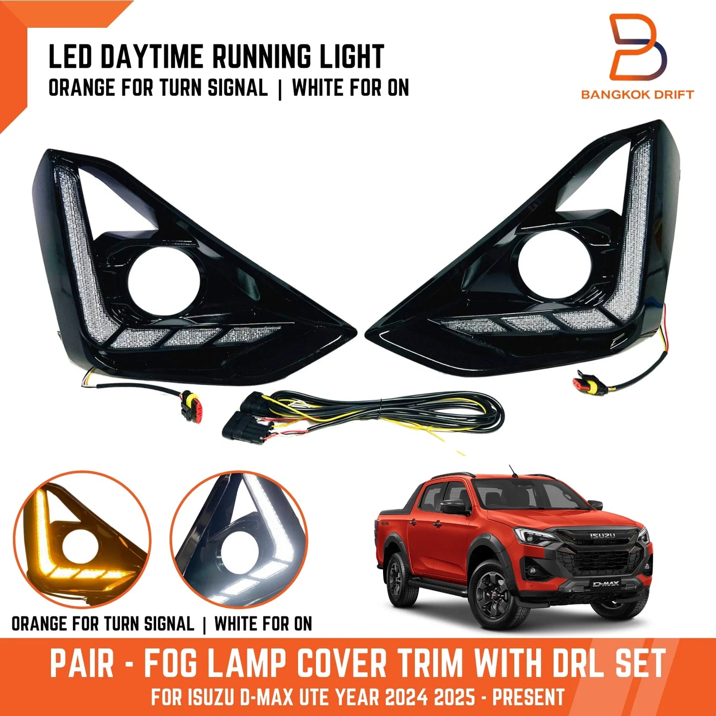 LED Fog Lamp Trim for Isuzu D-Max X-Terrain (2024-2025)
