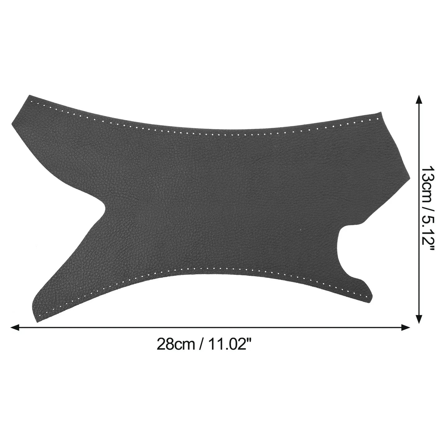 Left Side Door Handle Cover for BMW 3 Series Faux Leather Black