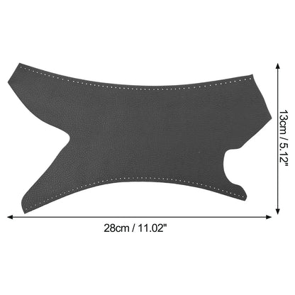 Left Side Door Handle Cover for BMW 3 Series Faux Leather Black