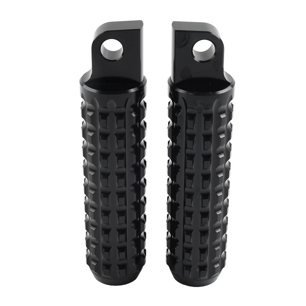 Foot Pegs for Harley Davidson Softail Sportster (Various Years) - Black Aluminum