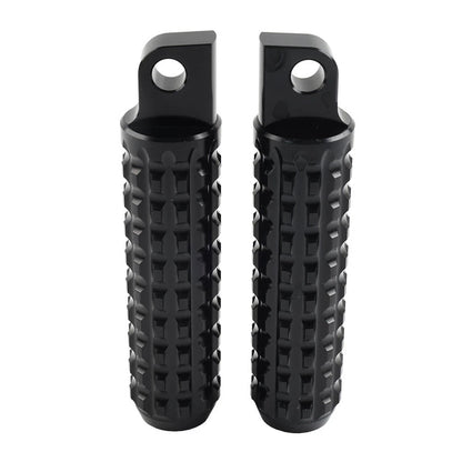 Foot Pegs for Harley Davidson Softail Sportster (Various Years) - Black Aluminum