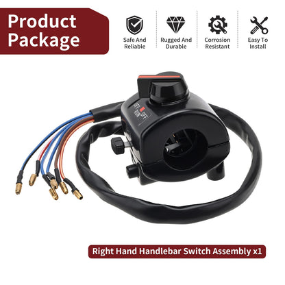 Right Hand Handlebar Switch Assembly for Yamaha XS650 (1976–1978)