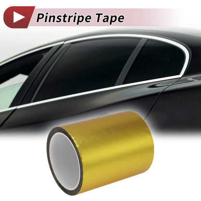 Pinstripe Tape 150mmx50m for Car Motorcycle Boat Matte Gold Tone (1 Pcs)
