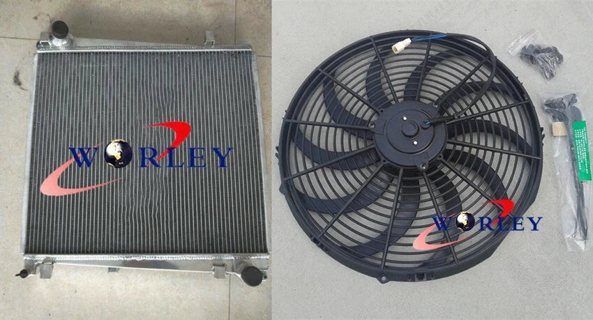 3ROW Aluminum Radiator & Fan for Ford Explorer MK3 U152 2002-2005