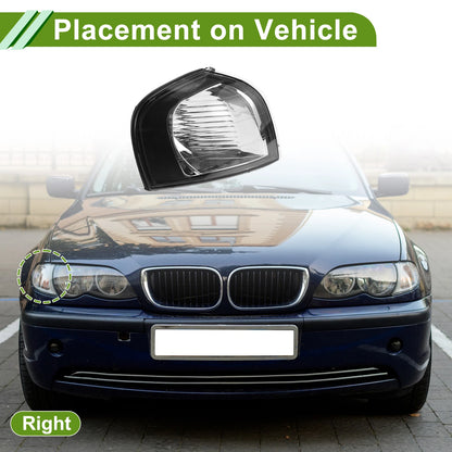 1Pc Right Corner Signal Light Cover for Volvo S80 (1999–2006) No. 30655423