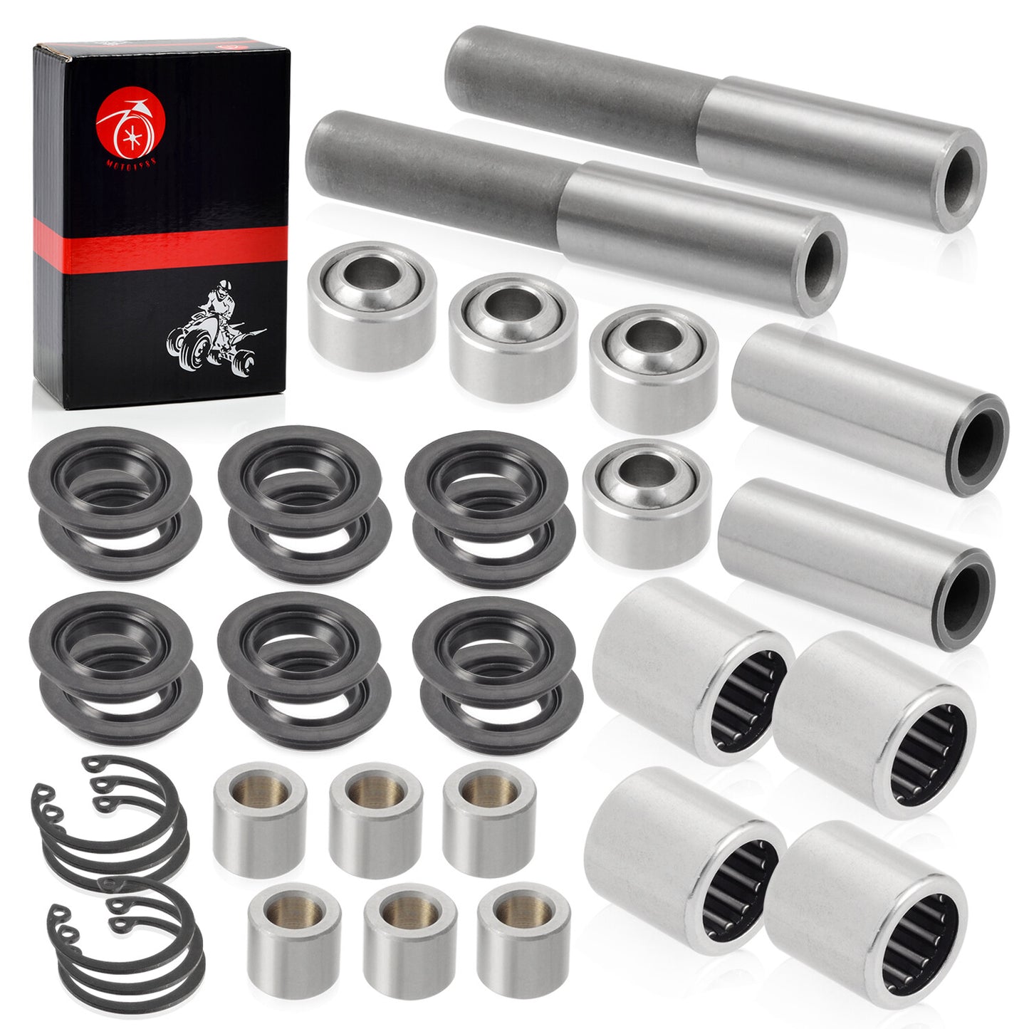 Front Upper Lower Arm Bearing Bushing Seal for Kawasaki Brute Force (2003–2023)