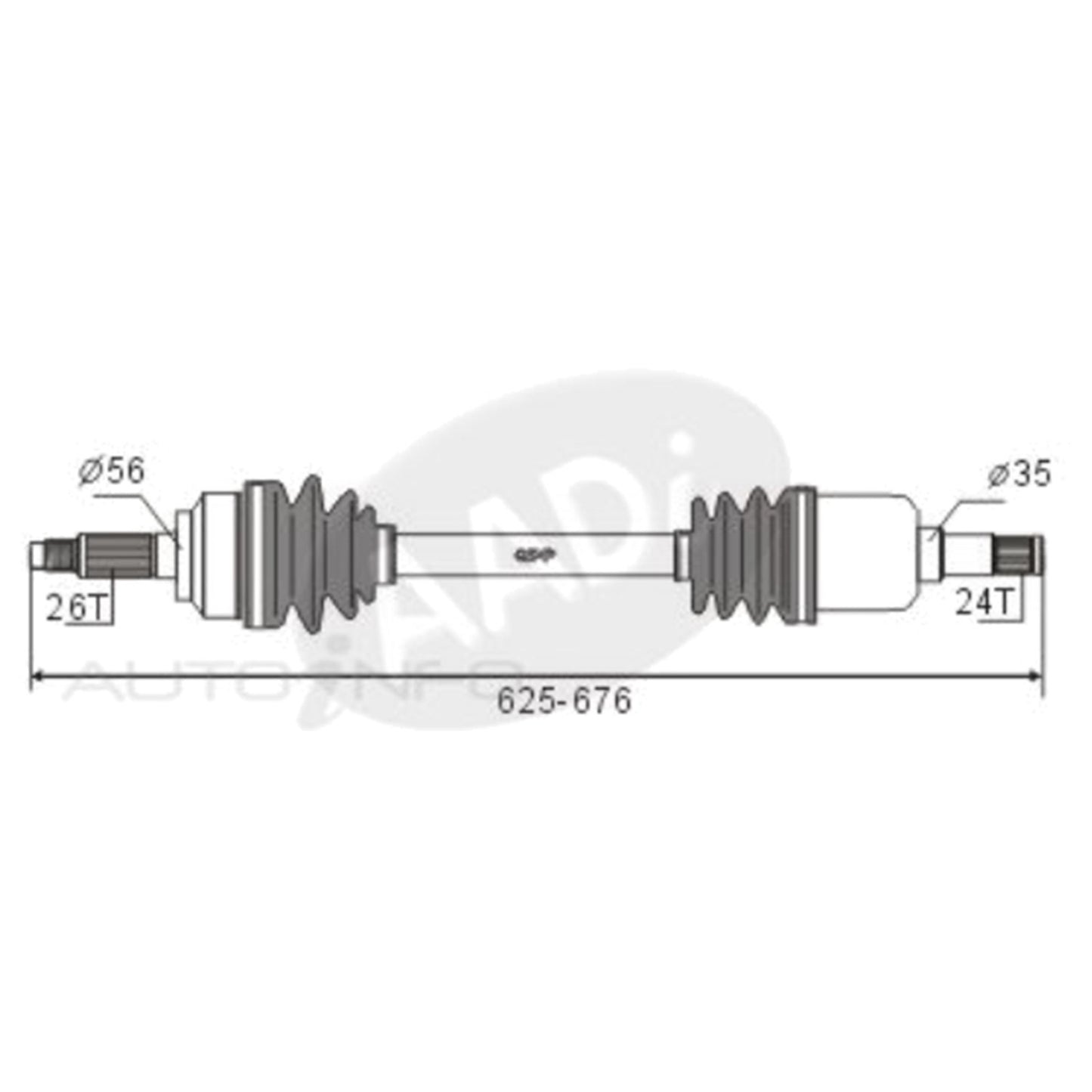 LH CV Shaft for Mazda 323 (1989–1994)