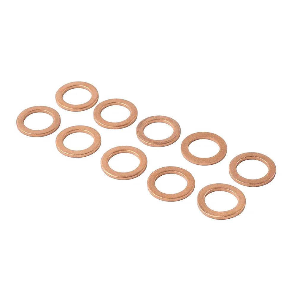 10 x M12*1.5 Copper Oil Drain Plug Gasket Seal for Universal Applications