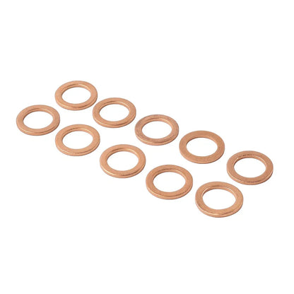 10 x M12*1.5 Copper Oil Drain Plug Gasket Seal for Universal Applications
