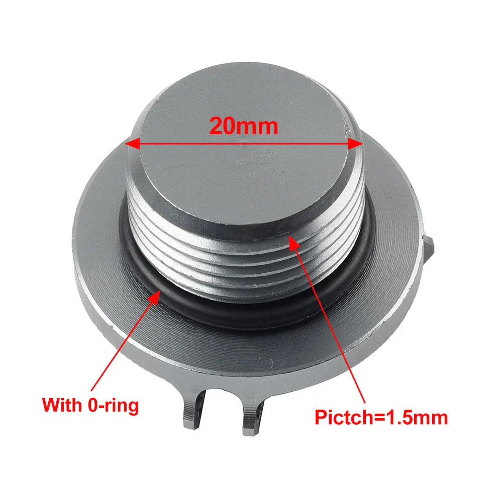 Red Engine Oil Filler Cap Cover for BENELLI TRK 502, Leoncino 500 (2017-2023)