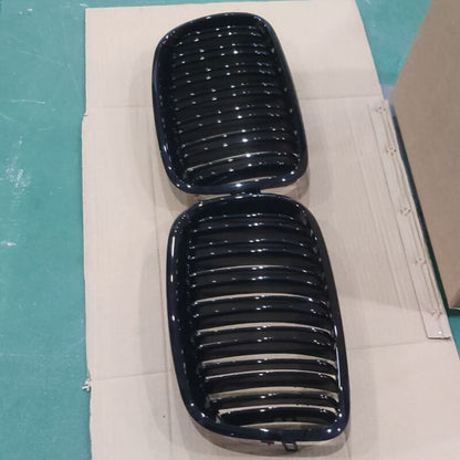 Gloss Black Front Kidney Grill for BMW X5 X6 (2007–2013)