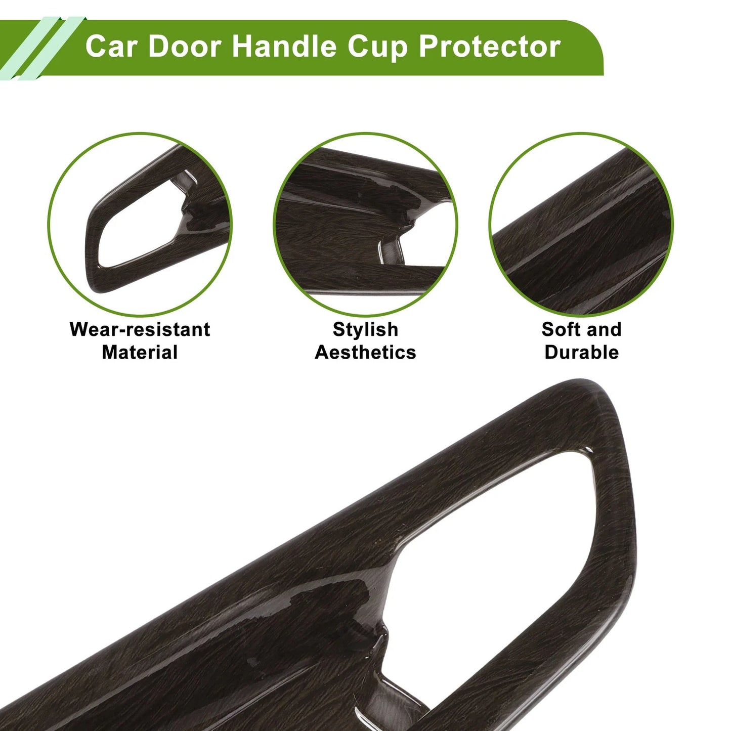 Door Handle Cup Protector for Toyota Alphard/Vellfire 40 Series (2015–2020) Brown