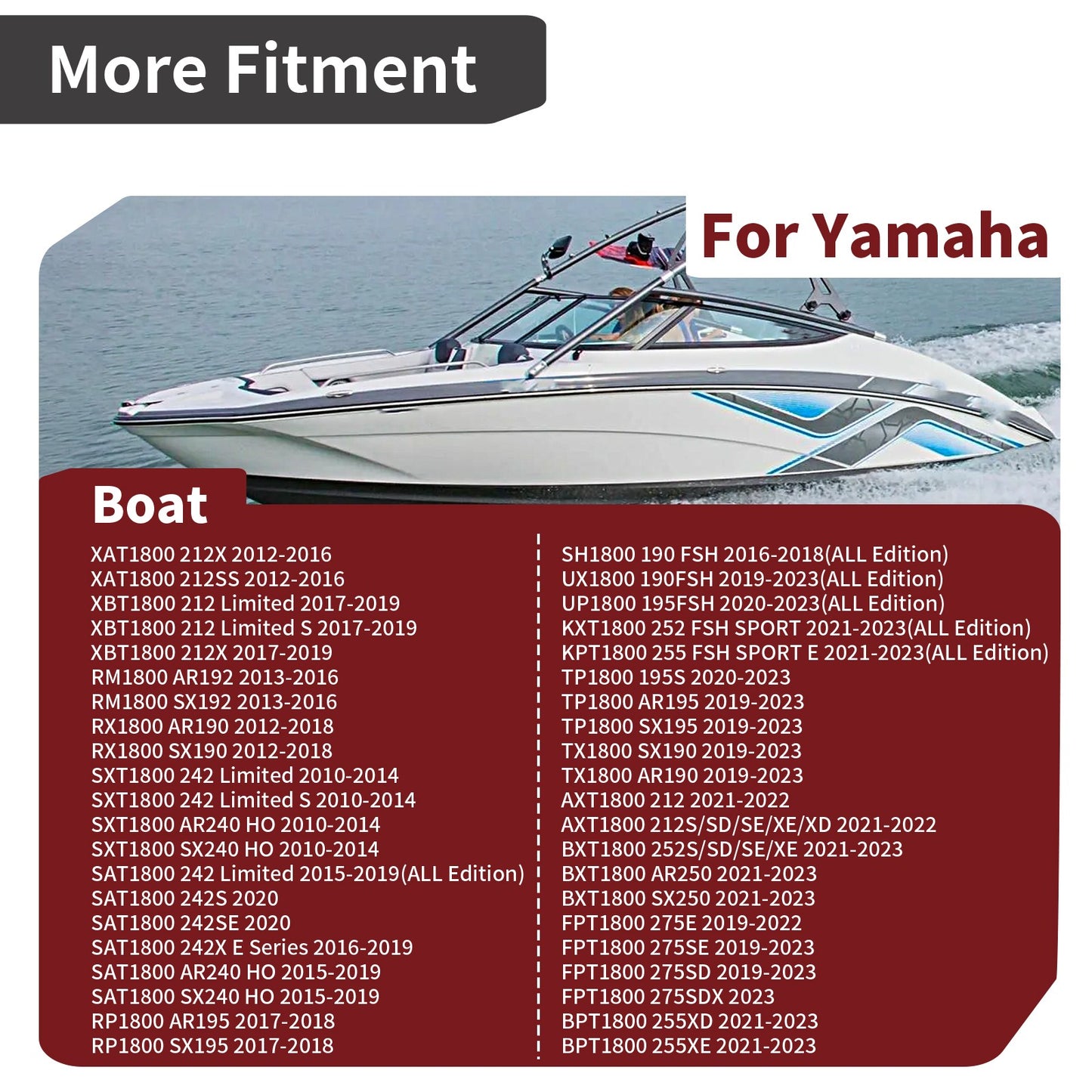 Set of 2 Crankshaft Main Bearings for Yamaha WaveRunner (2010)