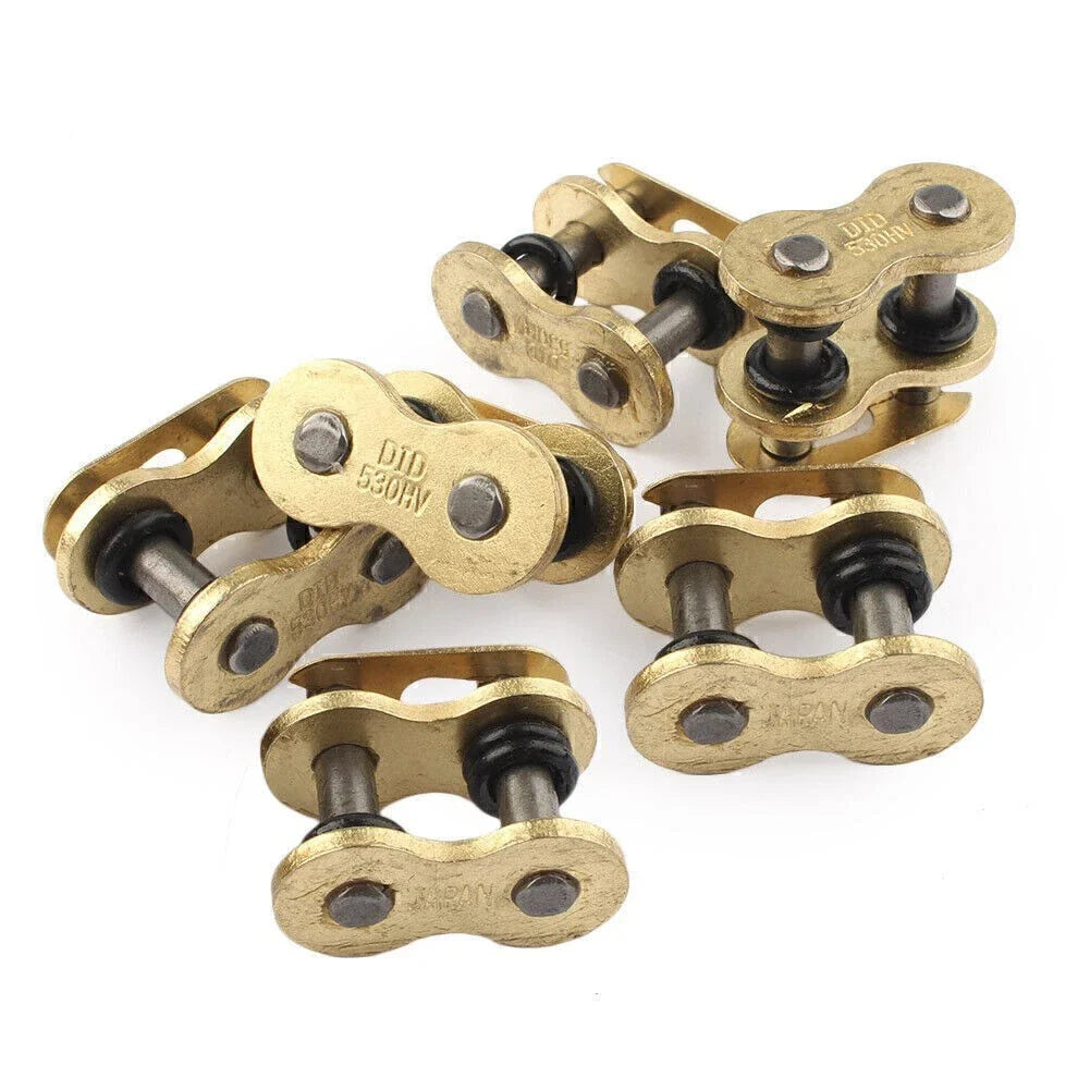 6PCS Master Chain Connector Link w/ O-rings for Motorcycle Dirt Pit Bike