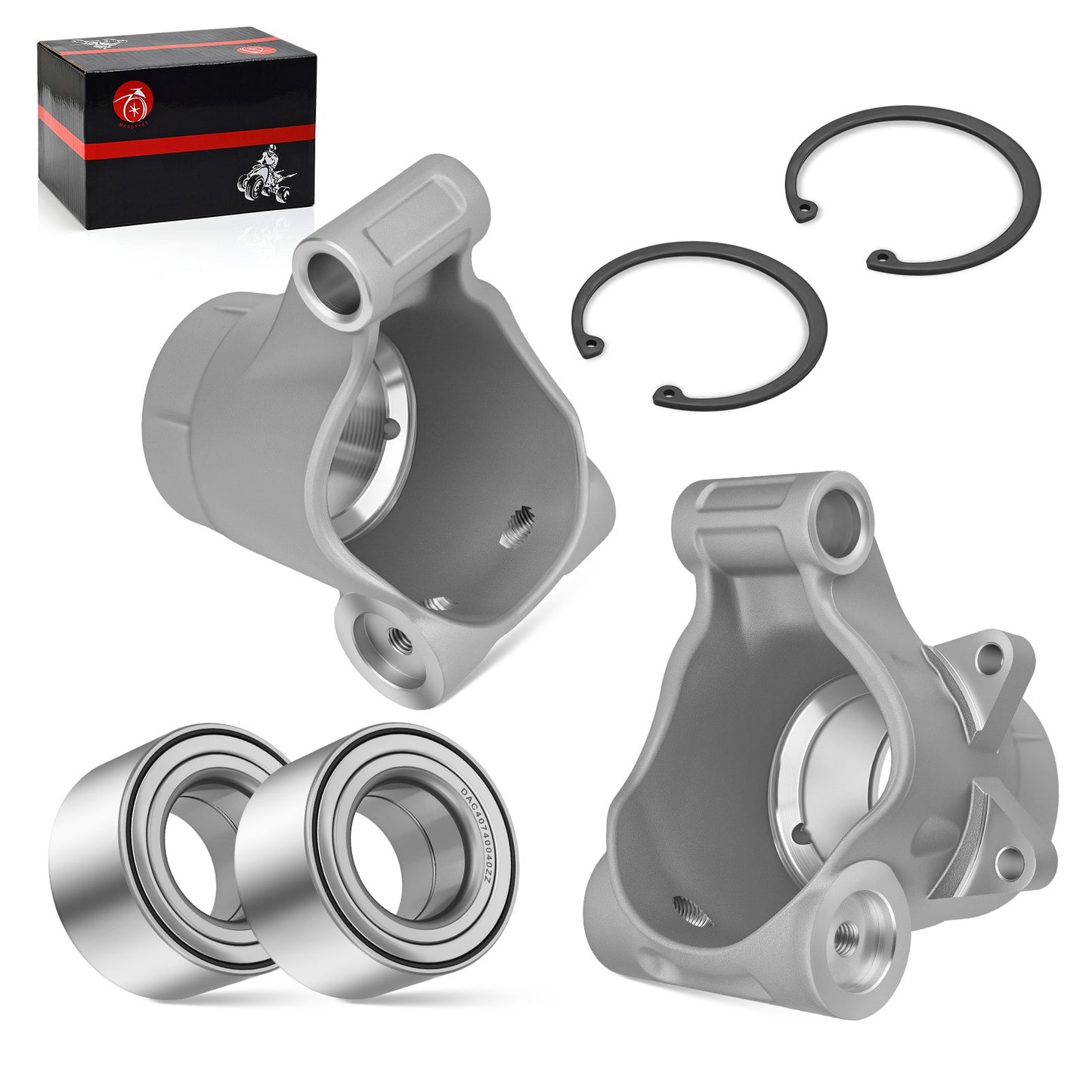 2X Rear Wheel Bearing Carrier for Polaris Sportsman 500 HO (2008–2013)