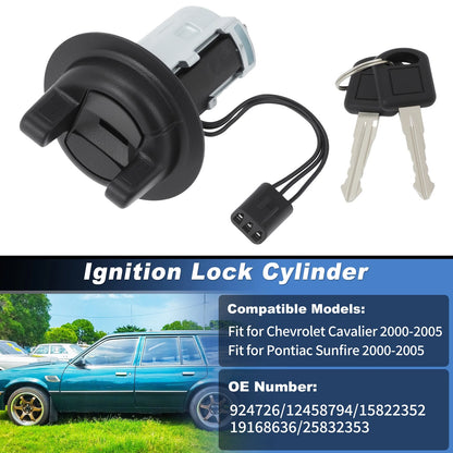 Ignition Lock Cylinder for Chevrolet Cavalier, Pontiac Sunfire (2000–2005)