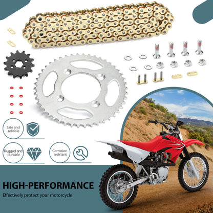 Sprocket Chain Set for Honda XR80R CRF80F (2000–2009) 14/46 Tooth 420 X-Ring