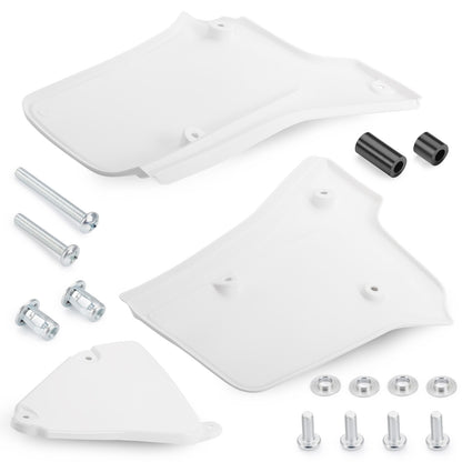 Side Panels for Honda XR200R (1984–2002) Left Right Cover White Plastic
