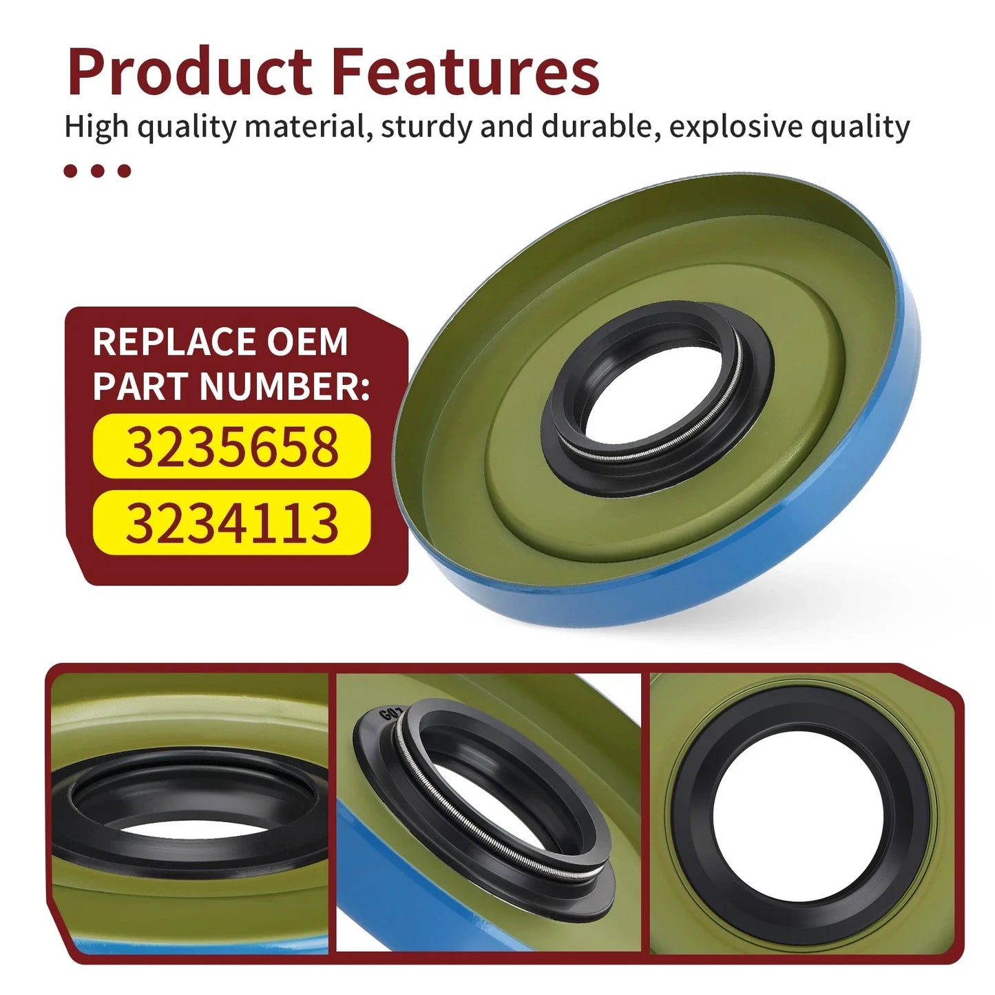 Triple Lip Seal for Polaris Sportsman ETX Main Gearcase (2007–2023)