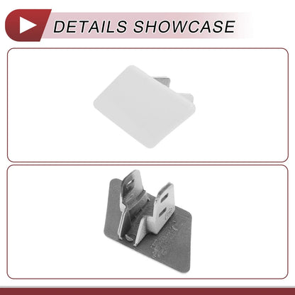 Bumper Headlight Washer Nozzle Cover Cap for BMW 335d White