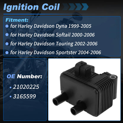 Ignition Coil for Harley Davidson Dyna (1999–2005) 21020225