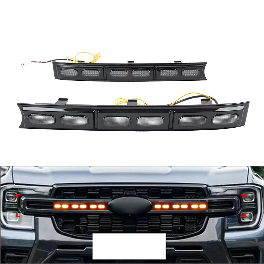 Daytime Running Light Grille Turn Signal for Ford Ranger (2023–2023)