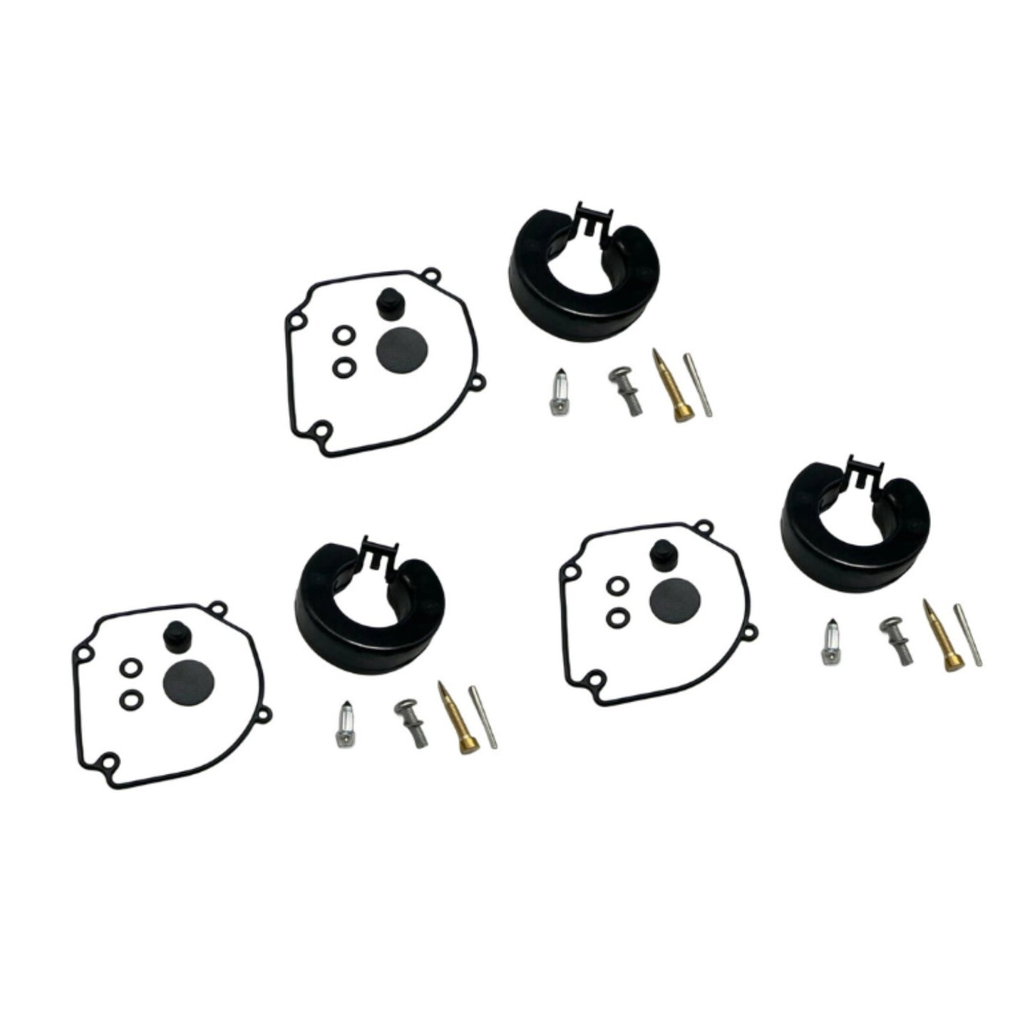 Set of 3 Carburetor Repair Kits for Yamaha Outboard 2T (75-90 HP)