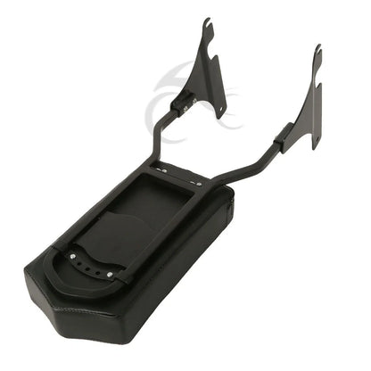 Black Sissy Bar w/ Backrest Pad for Harley Softail Custom (1984-1999)
