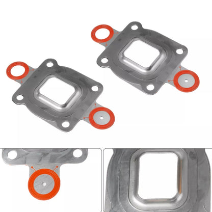 2X Exhaust Manifold Elbow Riser Gasket for MerCruiser 4.3 5.0 5.7