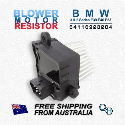 Blower Motor Heater Resistor for BMW 3 Series E46, 5 Series E39 (1998–2006)