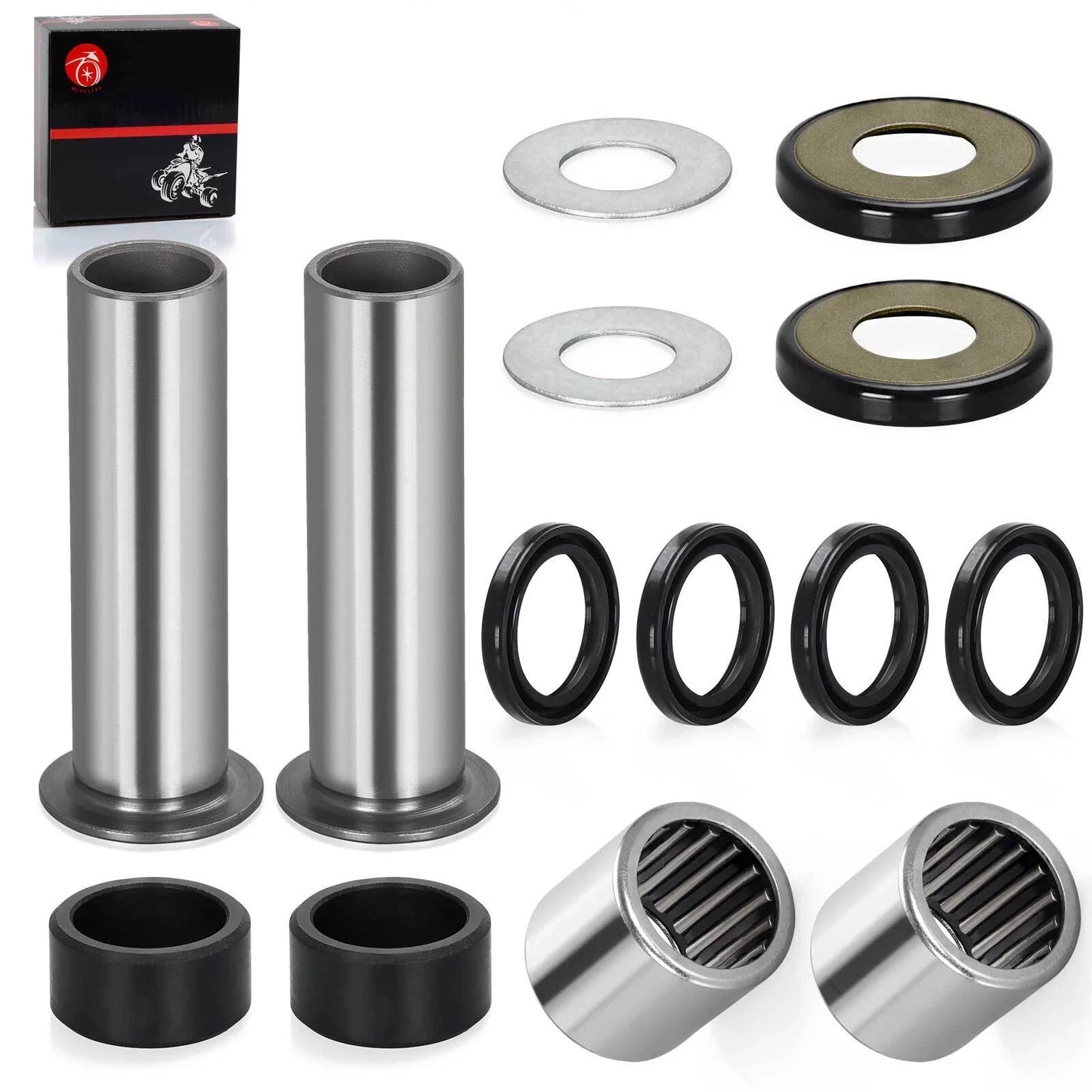 Swing Arm Bearing Seal Bushing Rebuild Kit for Suzuki Quadsport Z400 (2003–2006)