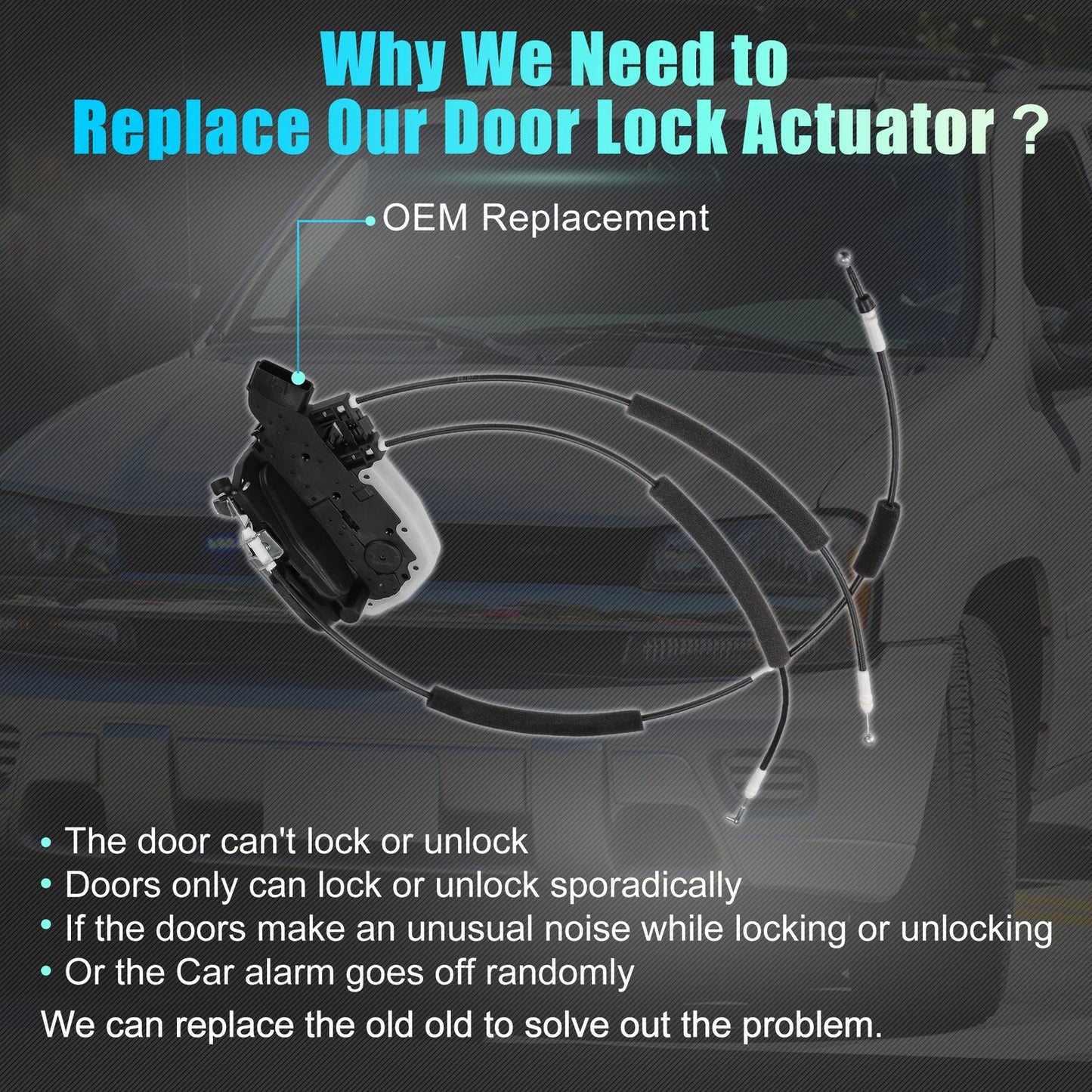 Rear Left Door Latch Lock Actuator Motor for Nissan Sentra (No. 82501ET200)