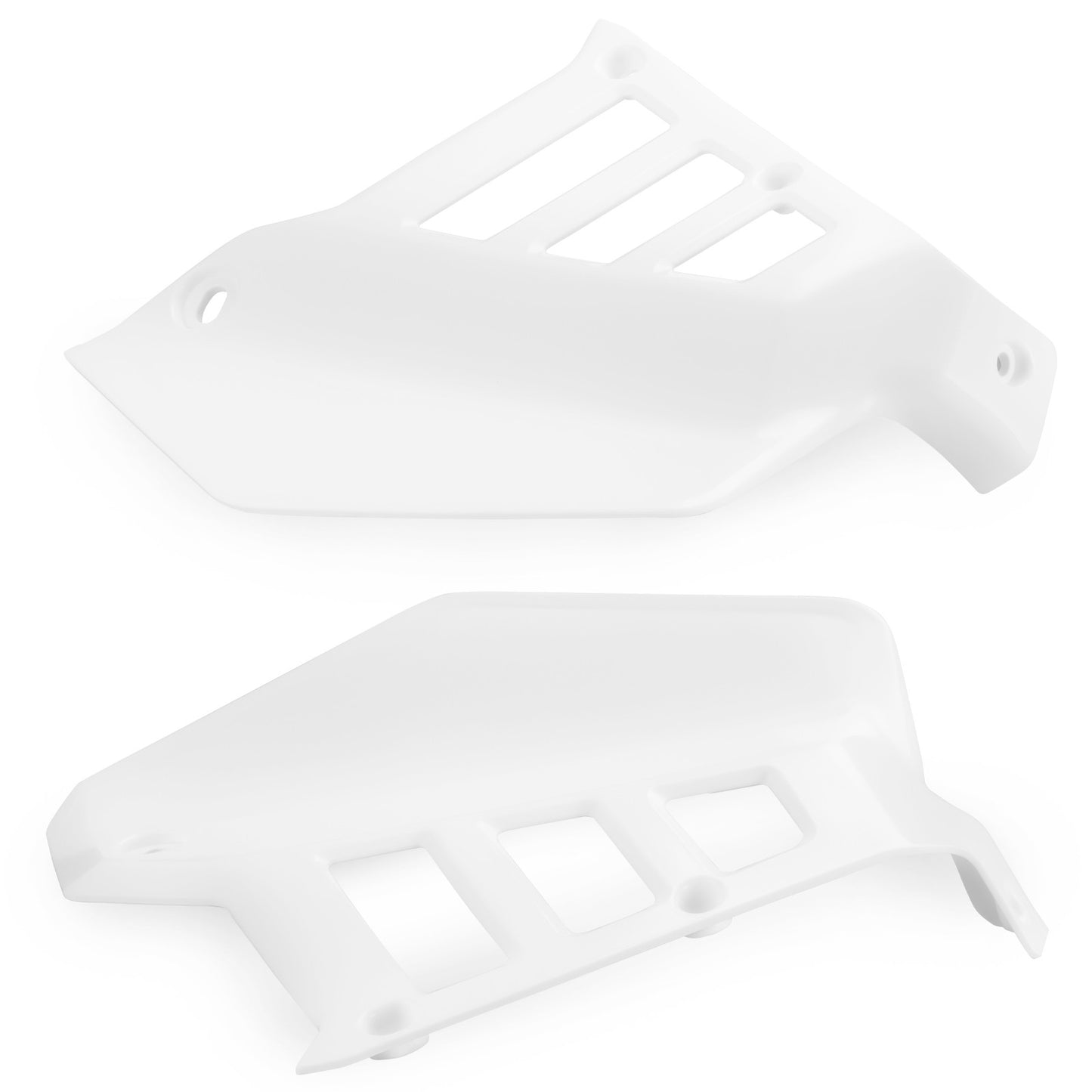 Radiator Shrouds for Honda ATC250R (1985–1986) - White Left + Right