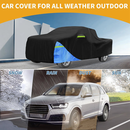 Waterproof Car Cover with Door Zipper for Chevrolet Silverado
