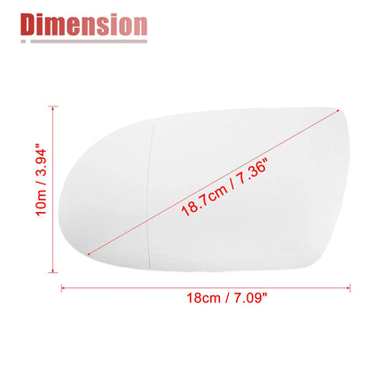 Heated Left Side Rearview Mirror Glass for Mercedes-Benz SL500 SL550 (2003-2009)